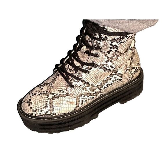 Platform Combat Boots  - Picture 13 of 15